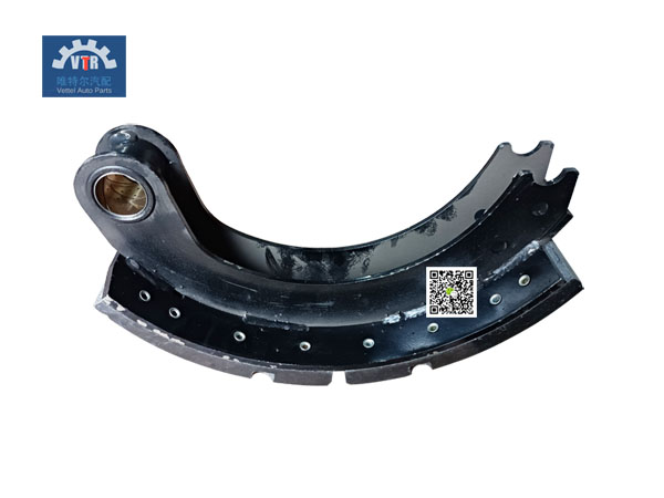 3501390-Q402H   前制動蹄總成   Front brake shoe assembly  FAWDE  J5H  J5P  Truck front axle brake mechanism