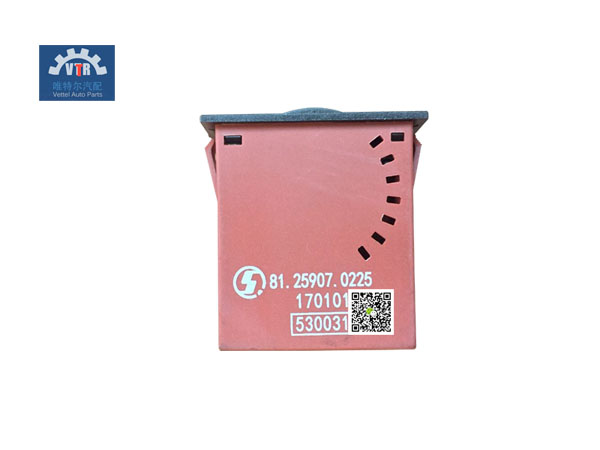 81.25907.0225 燈光亮度翹板開關(guān) Light level warping switch SHACMAN F3000 Electrical parts for truck cab 81.25907.0225 燈光亮度翹板開關(guān) Light level warping switch SHACMAN F3000 Electrical parts for truck cab