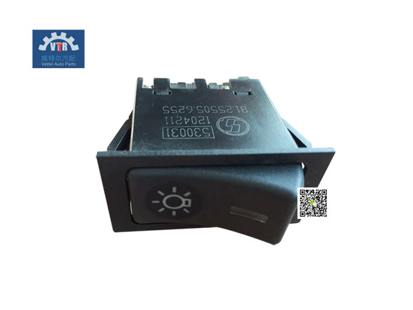 81.25505.6255 燈光翹板開(kāi)關(guān)  Light warping switch  SHACMAN F2000 F3000