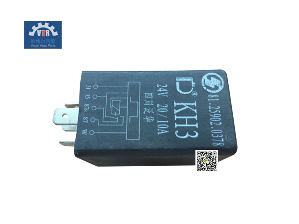 81.25902.0378 發(fā)動機(jī)極限值繼電器 Engine limit relay SHACMAN 81.25902.0378 發(fā)動機(jī)極限值繼電器 Engine limit relay SHACMAN